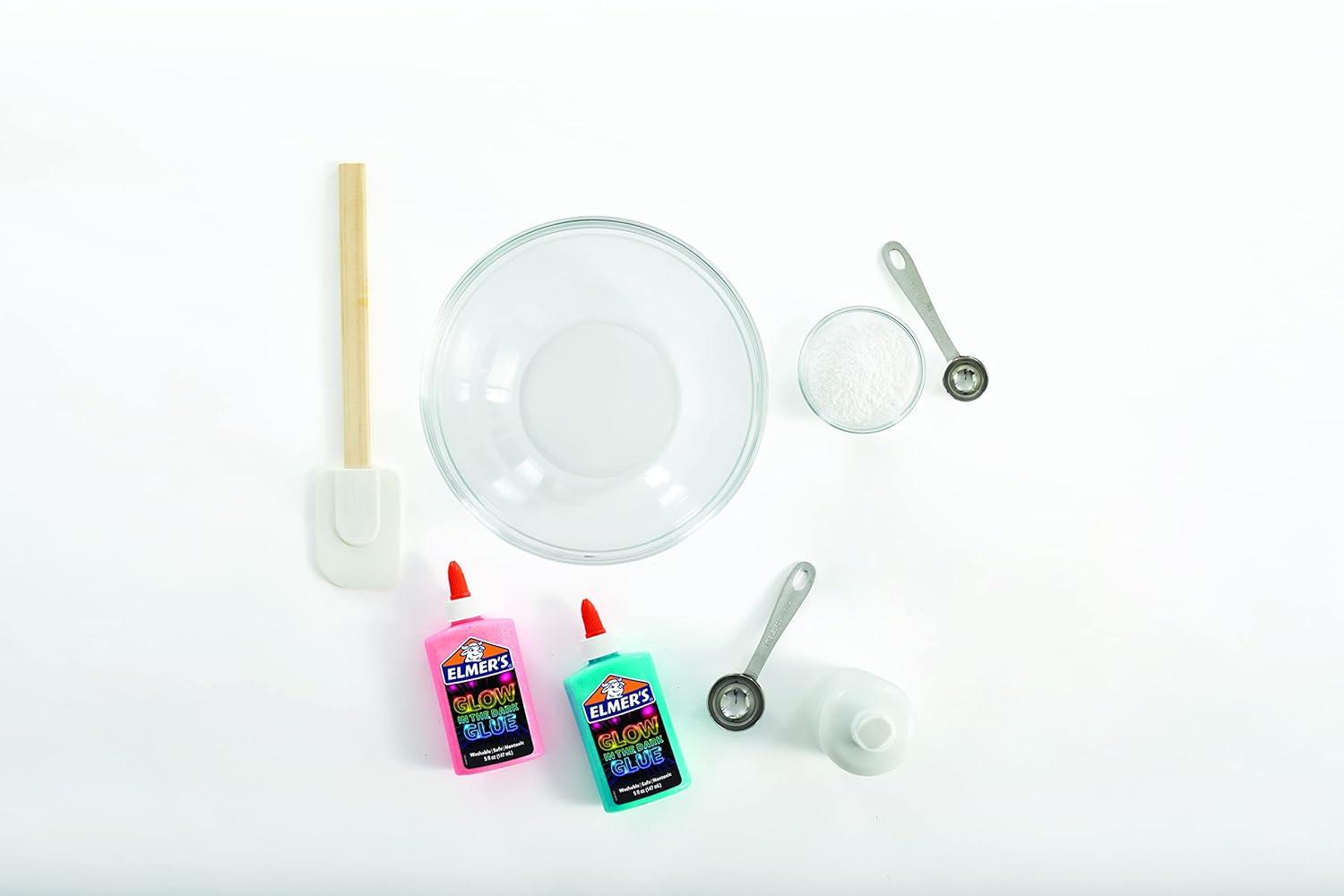 imageElmers Glow in the Dark Liquid Glue Great for Making Slime Washable Assorted Colors 5 Ounces Each5 Oz