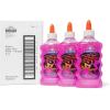 imageElmers 2022912 Liquid Glitter Glue Washable Pink 6 Ounces Pack of 3Pink
