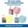 imageElmers Collection Slime Kit  Supplies Include Glow In The Dark Magical Liquid Slime Activator Metallic Magical Liquid Confetti Translucent Glue Metallic Glue Clear 6 CountSlime Kit