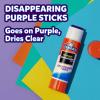 imageElmers Color n Glitz Glue Sticks Washable Assorted Colors Includes Disappearing Purple Glue Sticks 6 Grams 12 PackColor n Glitz  Disappearing Purple