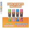 imageElmers Color n Glitz Glue Sticks Washable Assorted Colors Includes Disappearing Purple Glue Sticks 6 Grams 12 PackDessert Scented