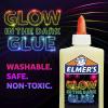 imageElmers Glow in the Dark Liquid Glue Great for Making Slime Washable Assorted Colors 5 Ounces Each