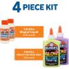 imageElmers GlowintheDark Slime Kit 2062242 Yellow  Purple Glow 4 Piece Kit