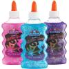 imageElmers Glue Deluxe Starter Slime Kit  Slime Supplies  Clear School Glue ampamp Glitter Glue Pens 3 CountPink  Blue  Purple Glitter