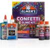 imageElmers Glue Slime Kit Dinosaur Night Makes Color Changing and Glow in the Dark Slime Includes Liquid Glue and Activator 4 CountConfetti Slime Kit