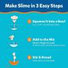 imageElmers Slime Starter Kit Clear School Glue Glitter Glue Pens ampamp Magical Liquid Activator Solution 9 CountStarter Slime Kit