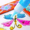 imageElmers Swirl Glam Glitter Glue Color Tubes Classsic 036 Oz 5 CountClassic  Rainbow Glitter