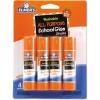 imageElmers All Purpose School Glue Sticks Clear Washable 4 Pack 024ounce sticks