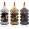 imageElmers Liquid Glitter Glue Great For Making Slime Washable Assorted Colors 6 Ounces Each 3 CountSilver  Gold  Black