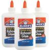 imageElmers Liquid School Glue White Washable 7625 Ounces 3 Count Slime Kit