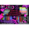 imageElmers Swirl Glam Glitter Glue Color Tubes Classsic 036 Oz 5 CountClassic  Rainbow Glitter
