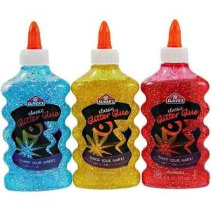 imageElmers 2022912 Liquid Glitter Glue Washable Blue 6 Ounces 1 Count