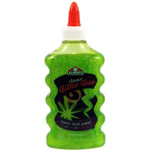 imageElmers 2022912 Liquid Glitter Glue Washable Green 6 Ounces 1 Count