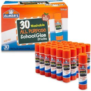 imageElmers All Purpose School Glue Sticks Washable 22 Grams 30 Count30 Count