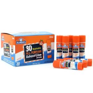 imageElmers All Purpose School Glue Sticks Washable 7 Grams 30 Count72 Oz