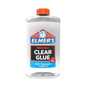 imageElmers Clear Liquid School Slime ampamp Craft Glue Premium 1 GlueGallon for School Supplies ampamp Slime Supplies Washable1 Quart