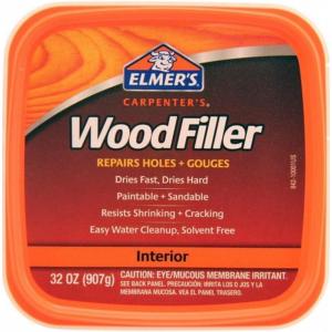imageElmers E842L Carpenters Interior Wood Filler 32 Ounce 1 QuartTan Brown