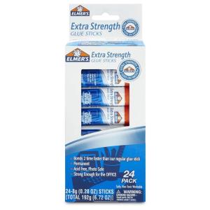imageElmers Extra Strength Glue Sticks Washable 8 Grams 24 CountStandard Stick