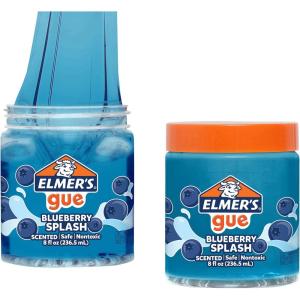 imageElmers GUE PreMade Slime Blueberry Splash Slime Scented 2 CountBluebery Splash