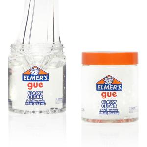 imageElmers GUE PreMade Slime Blueberry Splash Slime Scented 2 CountGlassy Clear