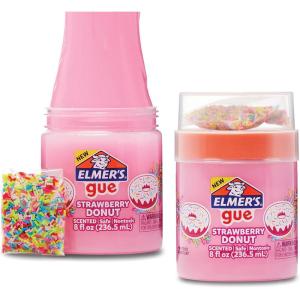 imageElmers GUE PreMade Slime Blueberry Splash Slime Scented 2 CountStrawberry Donut