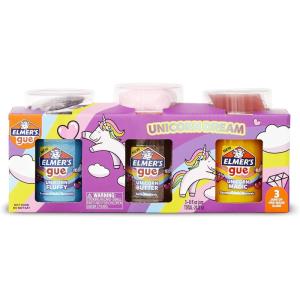 imageElmers Gue Premade Slime Unicorn Dream Slime Kit Includes Fun Unique AddIns Variety Pack 3 Count