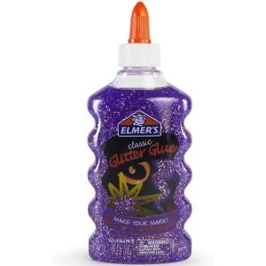 imageElmers Liquid Glitter Glue Washable Purple 6 Ounces 1 Count  Great For Making Slime