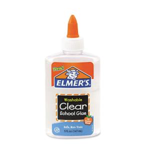 imageElmers Liquid School Glue Clear Washable 5 Ounces 8 Count  Great for Making SlimeClear