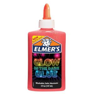 imageElmers Magical Liquid Slime Activator 875 fluid ounces and Elmers Glow in the Dark Liquid Glue Great for Making Slime Washable Assorted Colors 5 Ounces EachPink