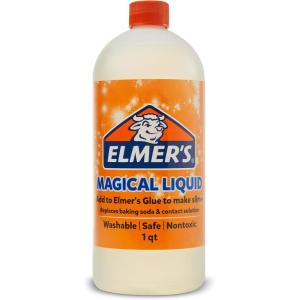 imageElmers Slime Activator Magical Liquid Activator Solution Updated Formula 1 QuartClear