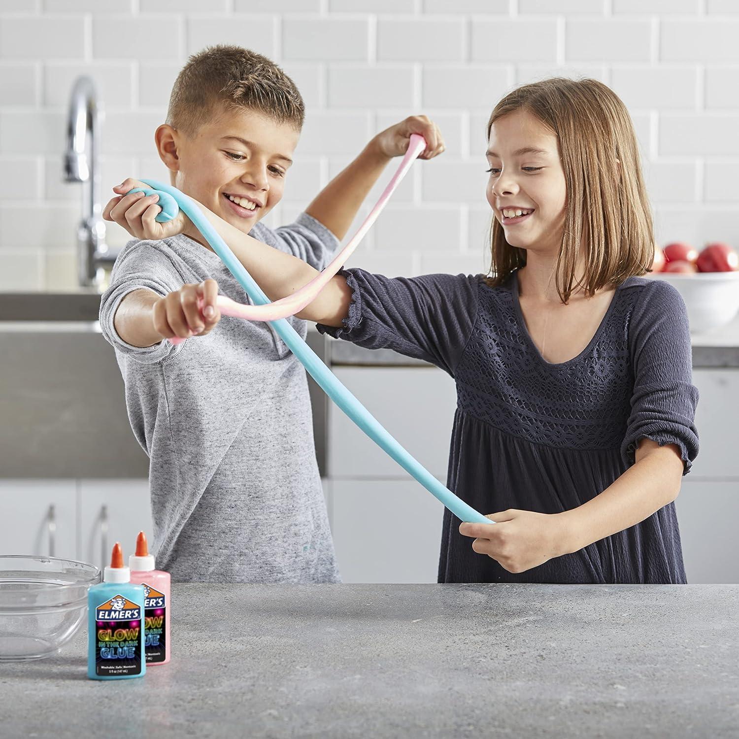 imageElmers Liquid Glitter Glue Assorted 6oz I Blue Pink Purple 1 Teacher Brand4 Count