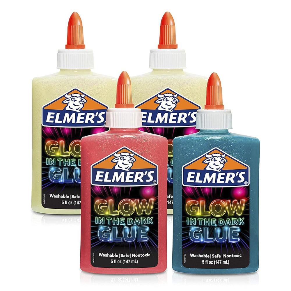imageElmers Liquid Glitter Glue Assorted 6oz I Blue Pink Purple 1 Teacher Brand4 Count