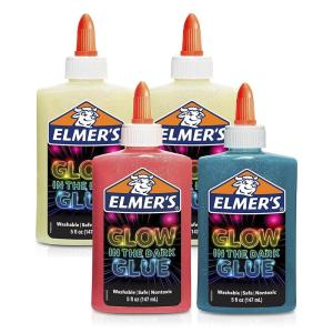 imageElmers Liquid Glitter Glue Assorted 6oz I Blue Pink Purple 1 Teacher Brand4 Count