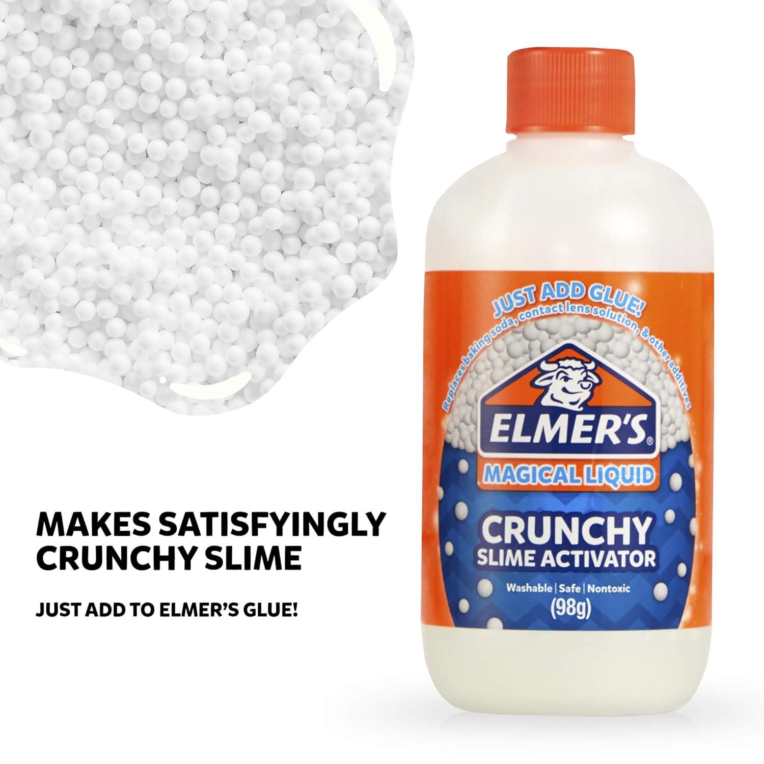 imageElmers Crunchy Magical Liquid Glue Slime Activator 875 FL oz BottleWhite