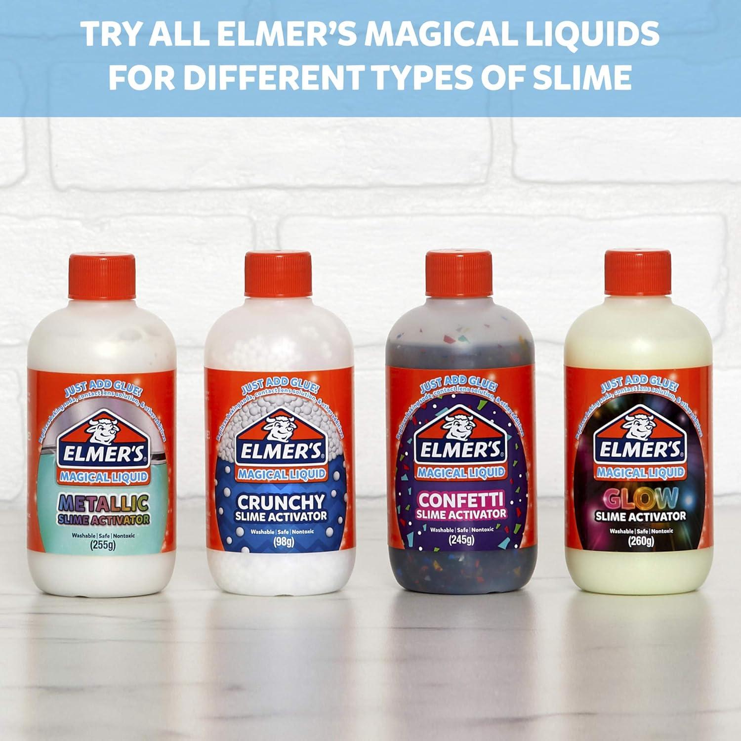 imageElmers Crunchy Magical Liquid Glue Slime Activator 875 FL oz BottleWhite