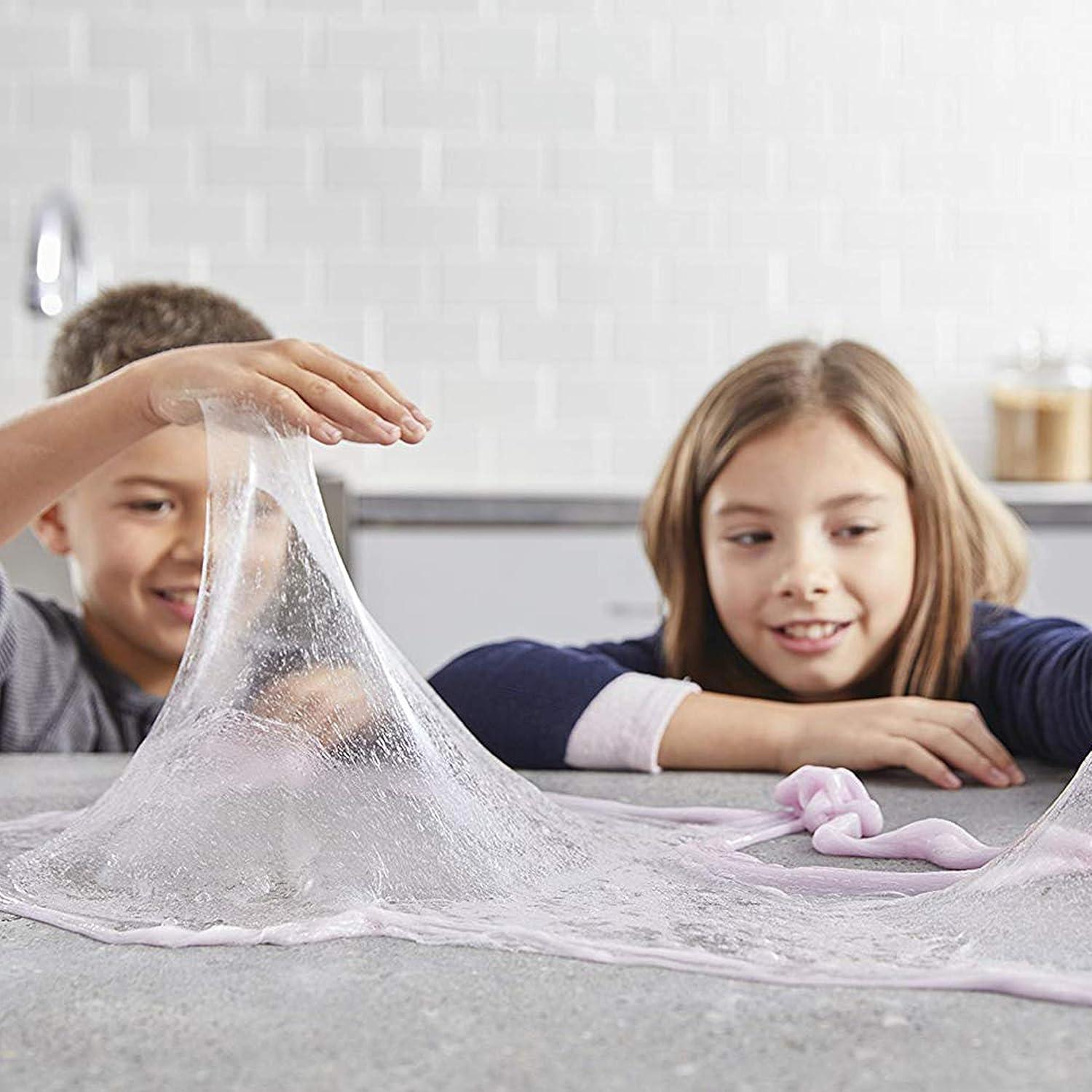 imageElmers Washable Glue Colors 5 Ounces 4 Count for Making Slime 5 Oz 4AssortedTranslucent