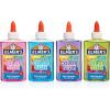 imageElmers Washable Glue Colors 5 Ounces 4 Count for Making Slime 5 Oz 4AssortedTranslucent