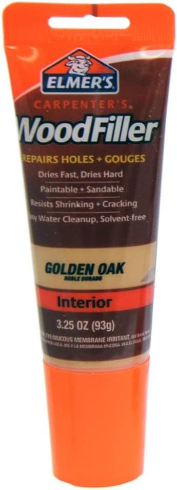 imageElmers E861 Carpenters Wood Filler 325Ounce Tube Golden OakGolden Oak