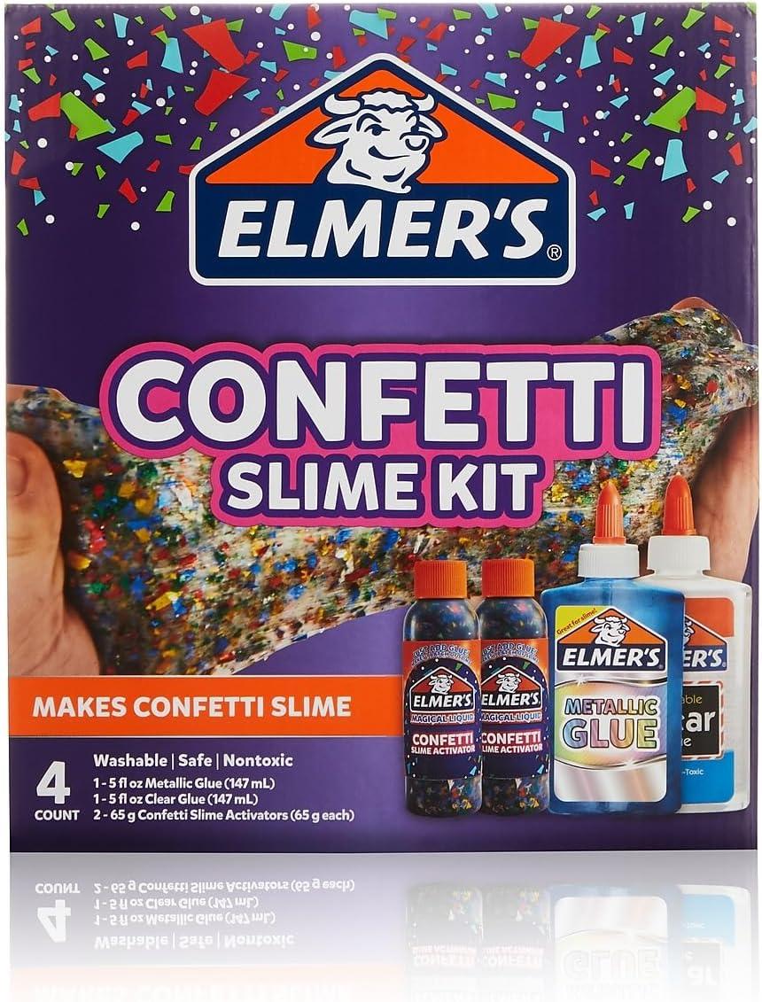 imageElmers Eclipse Slime Kit Assorted 4 CountConfetti Slime Kit