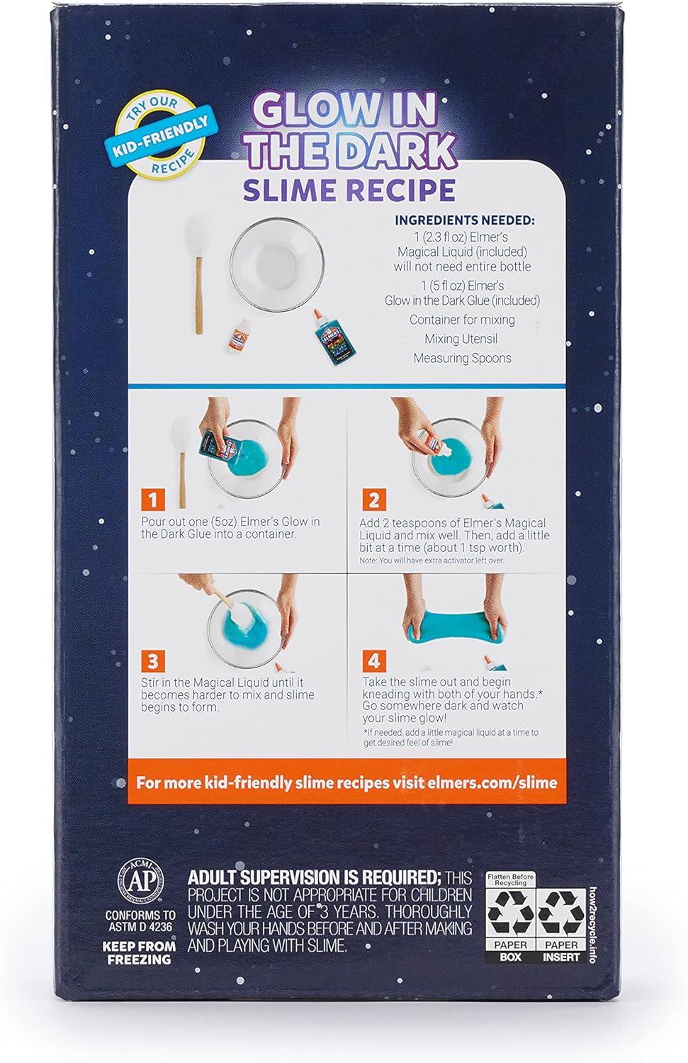 imageElmers Eclipse Slime Kit Assorted 4 CountDinosaur Night