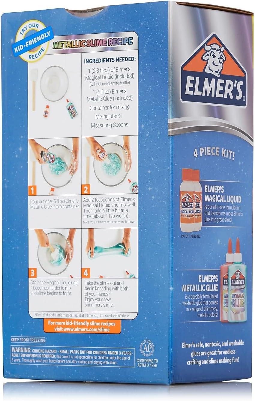 imageElmers Eclipse Slime Kit Assorted 4 CountMetalllic Kit