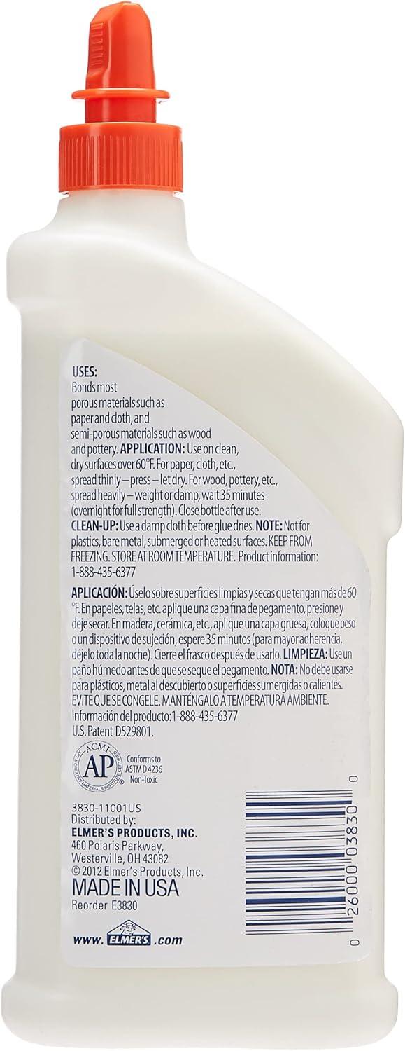 imageElmers Products Elmers E3830 MultiPurpose GlueAll 16 Ounces 16 oz White 16 Fl Oz16 Ounce