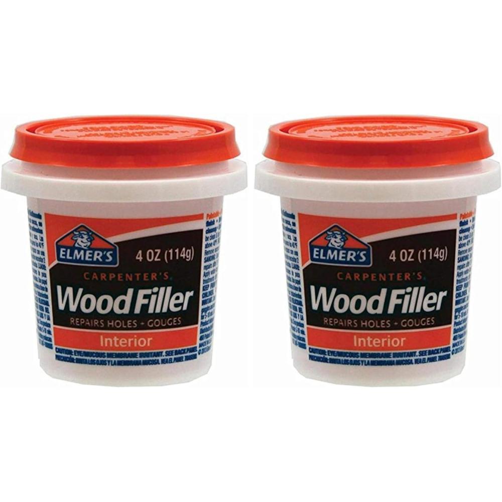 imageElmers Products  E847 Carpenters Interior Wood Filler 14Pint14 Pint Pack of 2