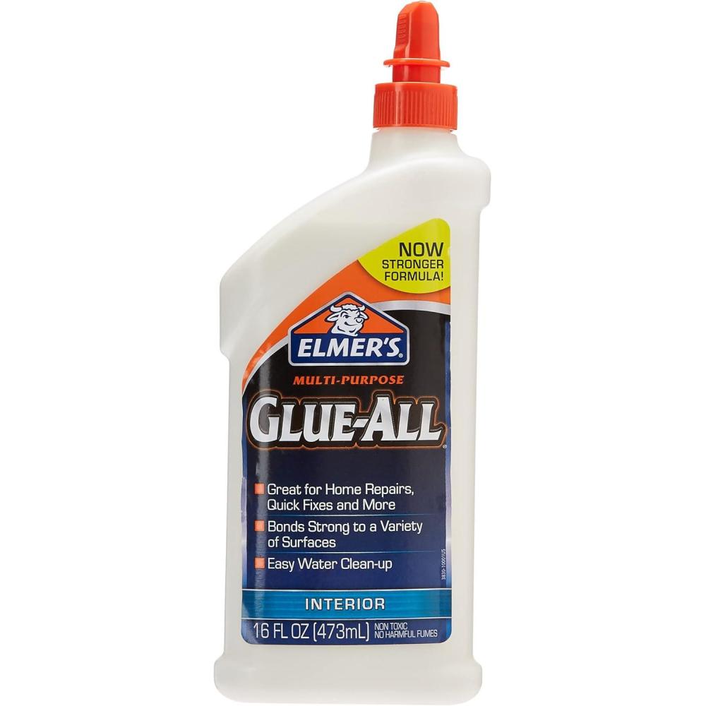 imageElmers Products Elmers E3830 MultiPurpose GlueAll 16 Ounces 16 oz White 16 Fl Oz16 Ounce