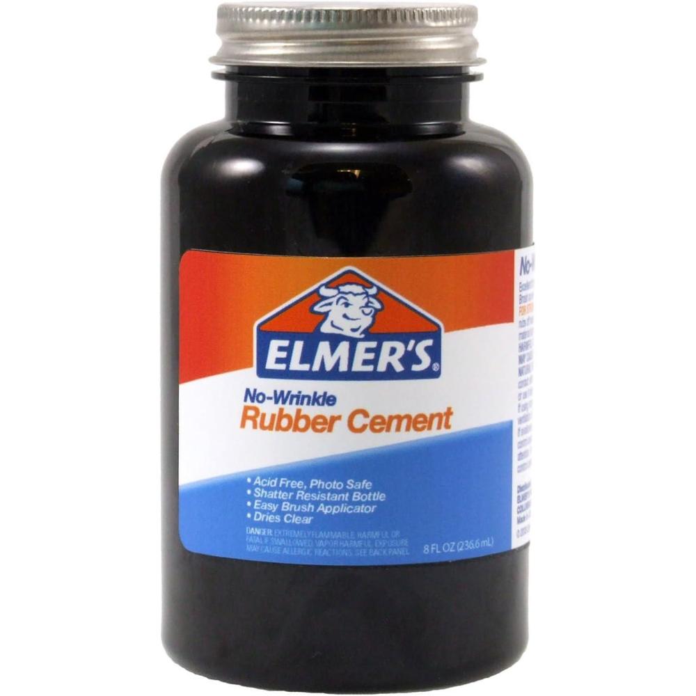 imageElmers Rubber Cement NoWrinkle 8 Ounces