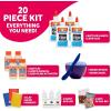imageElmers Fruity Fusion Slime Kit Includes Elmers Clear Glue Magical Liquid Slime Activator Clay Color Pigments Scents Mixing Bowl Spoon 20 Piece Kit