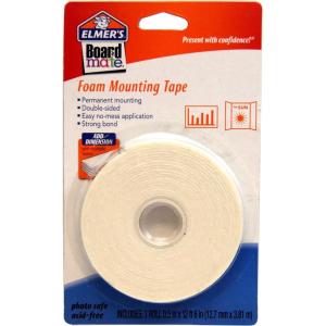 imageELMERS Board Mate Foam Mounting Tape 05 X 150quot Roll E151