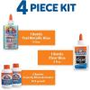 imageElmers Crunchy Slime Kit  Slime Supplies Include Metallic Liquid Glue Clear Liquid Glue Crunchy Magical Liquid Slime Activator 4 CountCrunchy Slime Kit