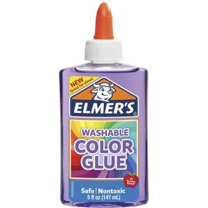 imageElmers Washable Translucent Color Glue Great For Making Slime Assorted Colors 5 Ounces Each 4 Count 5 Oz Standard Packaging